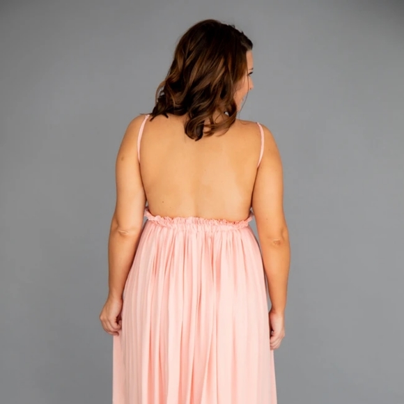 ONCE IN A LIFETIME LIGHT PINK MAXI DRESS - Picture 5 of 6